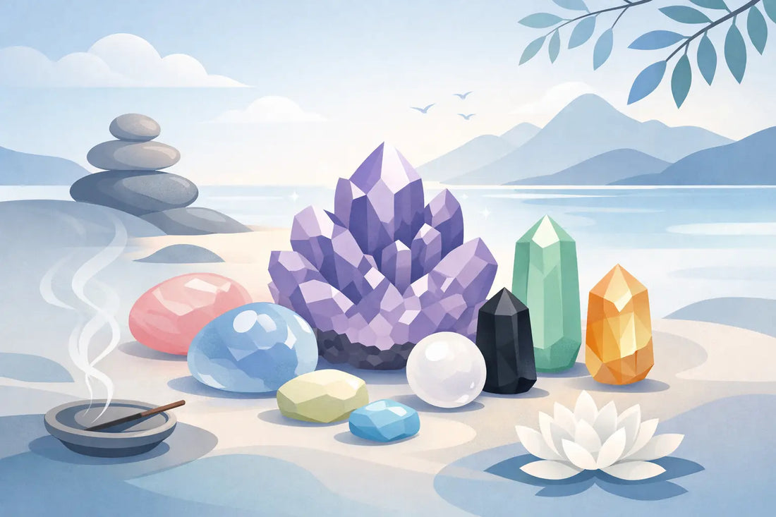 9 Best Crystals for Anxiety and Gentle Calm