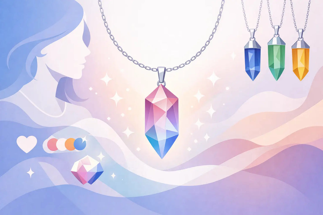 Personalized Crystal Necklace, Matched to You