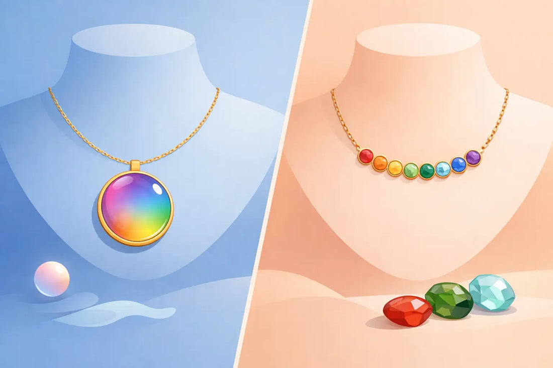 Aura Necklace vs Birthstone Necklace: Which Fits?