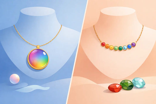 Aura Necklace vs Birthstone Necklace: Which Fits?