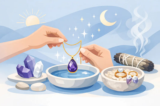 How to Cleanse Crystal Jewelry Without Dulling Its Shine