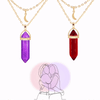 Personalized Crystal Necklace In Your Aura Color cc
