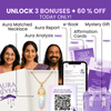 Personalized Crystal Necklace In Your Aura Color cc