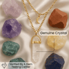 Personalized Crystal Necklace In Your Aura Color cc