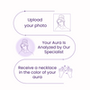 Personalized Crystal Necklace In Your Aura Color cc