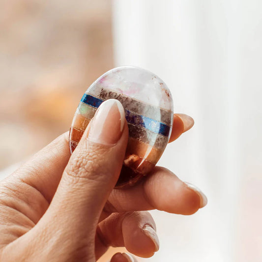The 7 Chakra Worry Stone