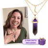 Personalized Crystal Necklace In Your Aura Color cc